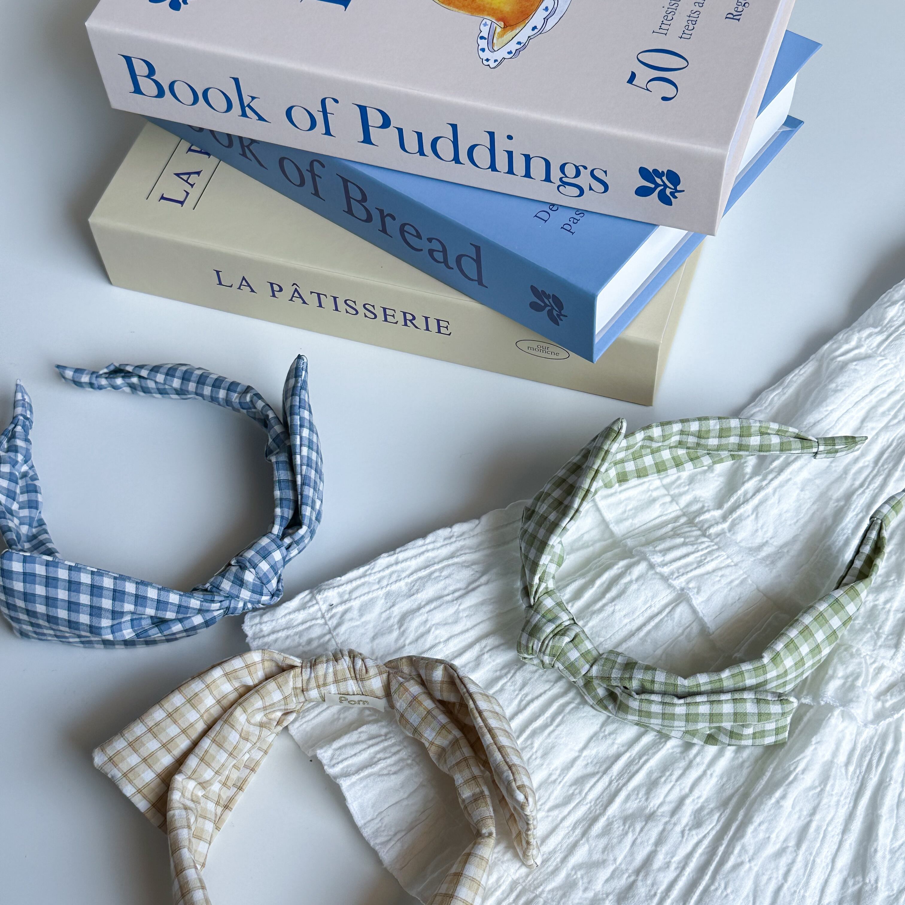 Ribbon gingham headband