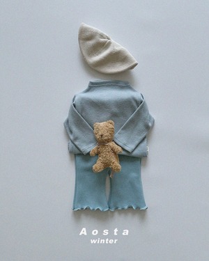【Aosta】 プラウドT／ブルー（70–110cm）2025冬