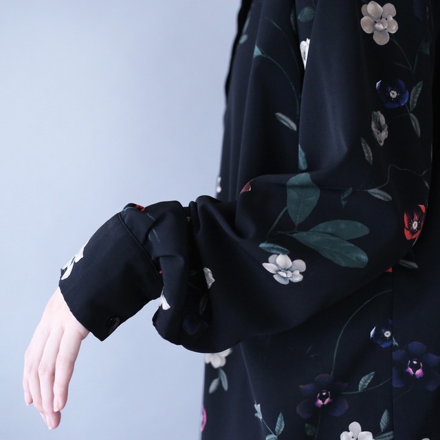 flower art pattern fry-front minimal mode shirt