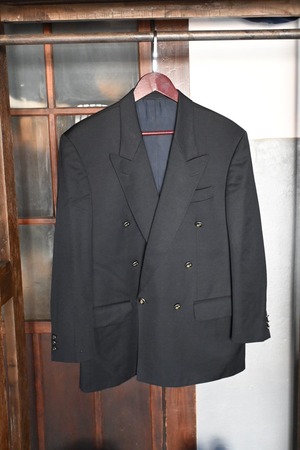 80's vintage bruno kirches west germany double breasted jacket british tailoring 0490