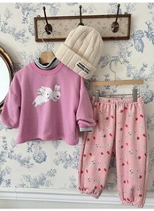 ルプティモ / le petit mo / うさぎオーバーTシャツ / 韓国子供服 / キッズ / 26winter〖取寄〗*XS~XL*