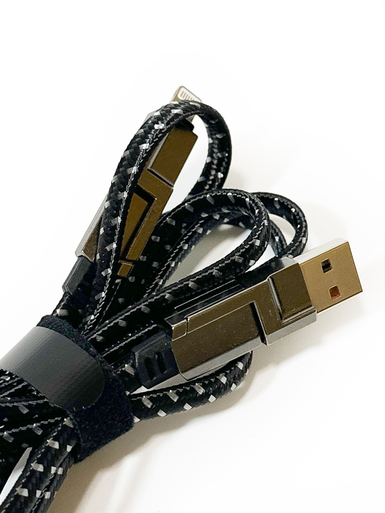 USB-C・ライトニング/USB-C・USB-A 切り替え式 充電 マルチケーブル 動作品 1.5m