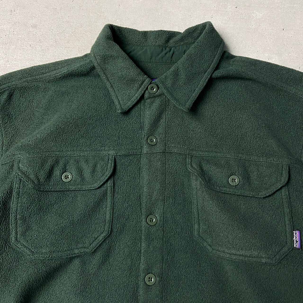 00年代 Patagonia パタゴニア フリース 長袖シャツ メンズM 古着 00s