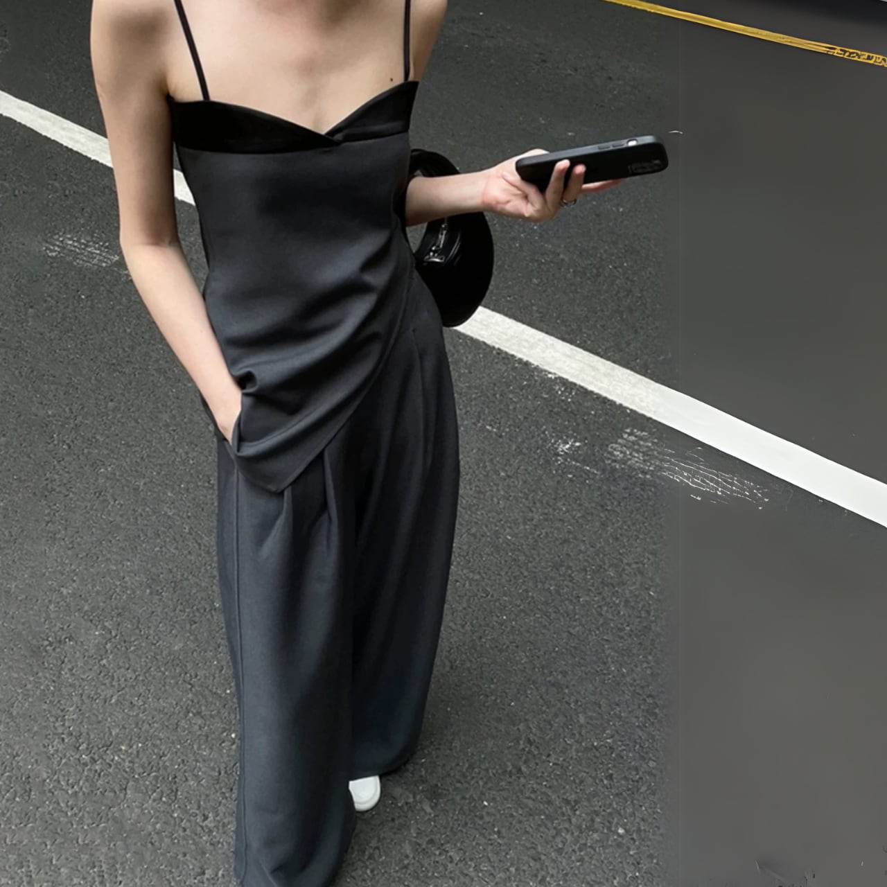 デザインキャミソール、リラックスパンツ(別売り、セットアップ可) 0339