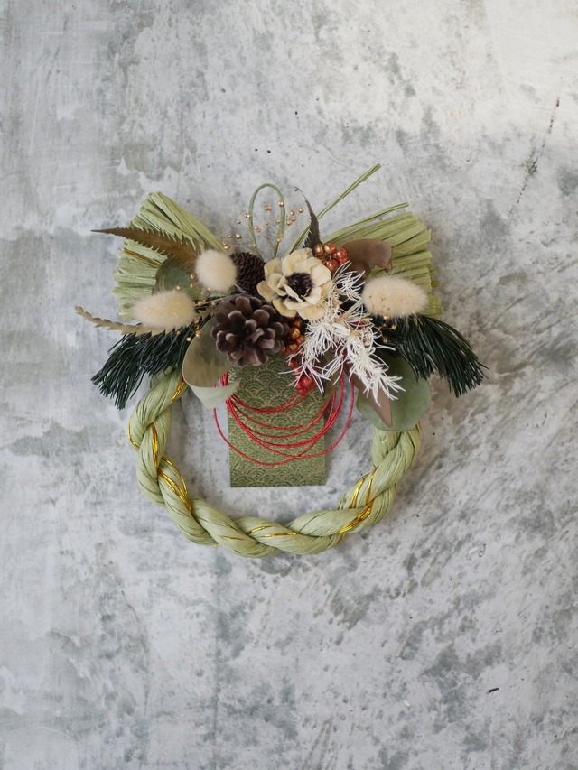 しめ縄リース⑦全て一点もの！