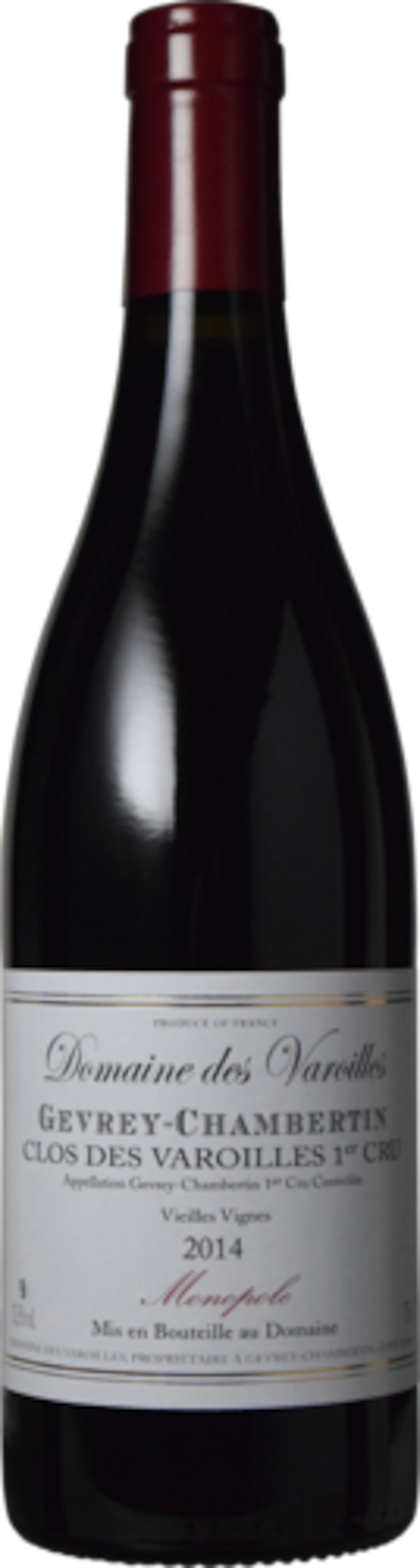 ジュヴレ・シャンベルタン プルミエ・クリュ クロ・デ・ヴァロワイユ 14 ドメーヌ・デ・ヴァロワイユ    Gevrey-Chambertin 1er Cru Clos des Varoilles   Domaine des Varoilles