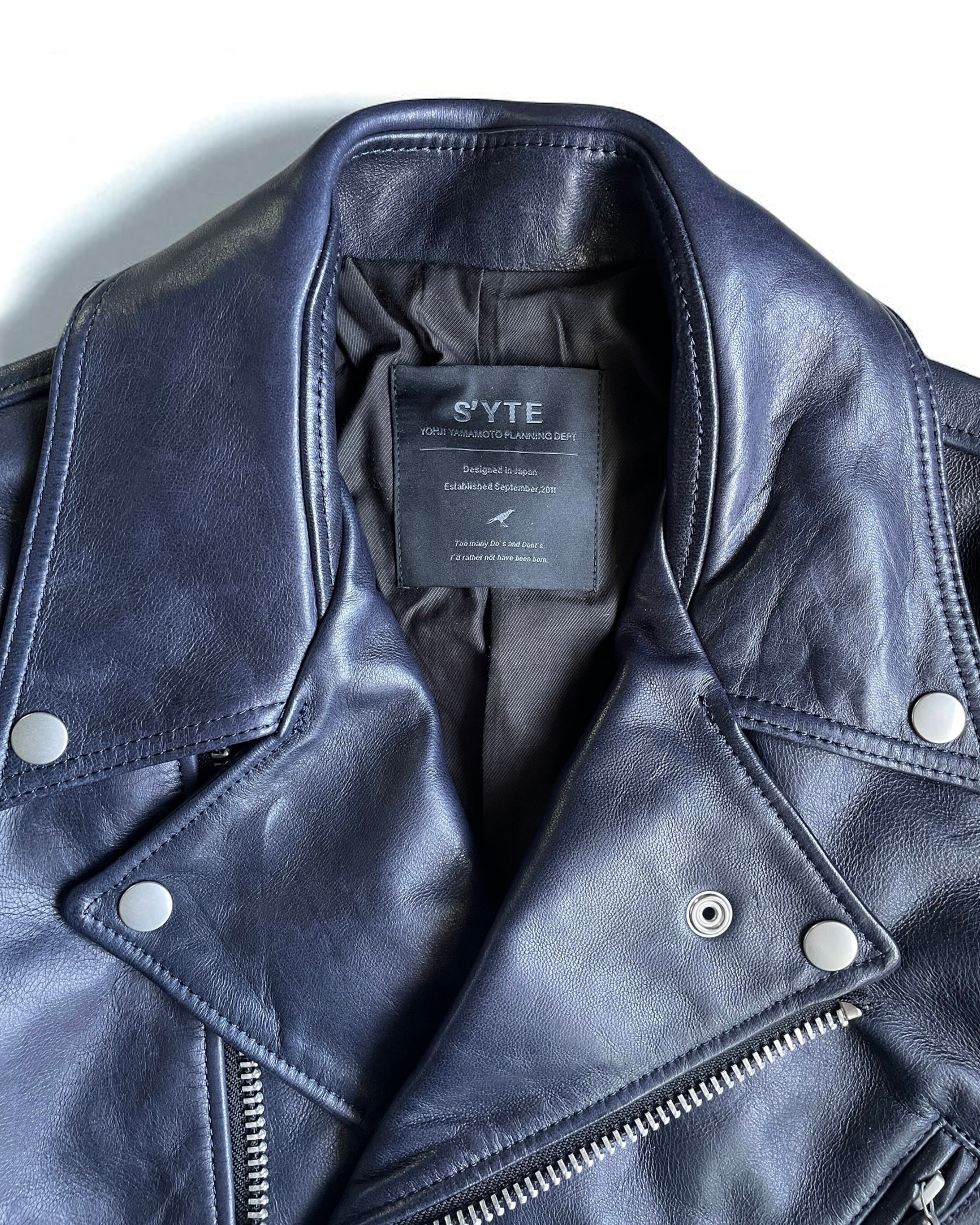 S'YTE - Sheep Skin Double Riders Jacket | Atelier Accord