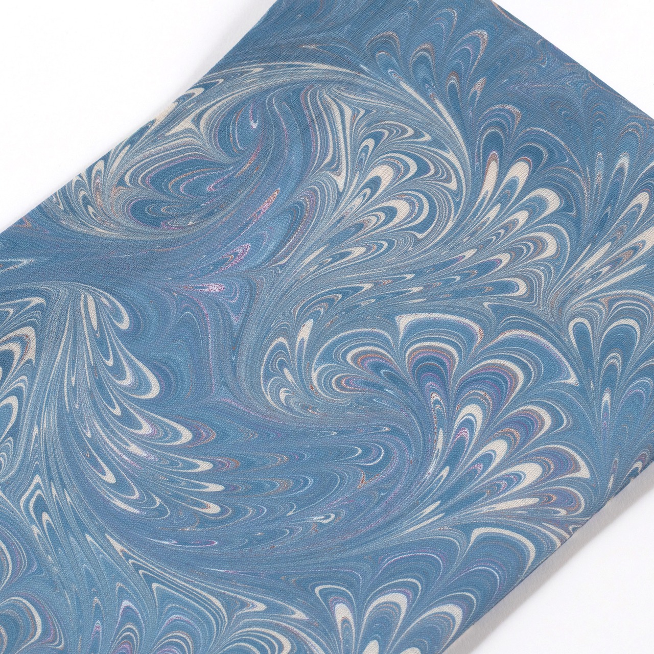 リバーシブル半幅帯 ［波の綾　花火柄］