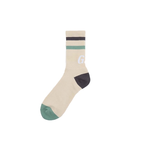 GINRHYMES/"DOUBLE LINE"SOCKS/BEIGE GINRHYMES/"DOUBLE LINE"SOCKS/BEIGE