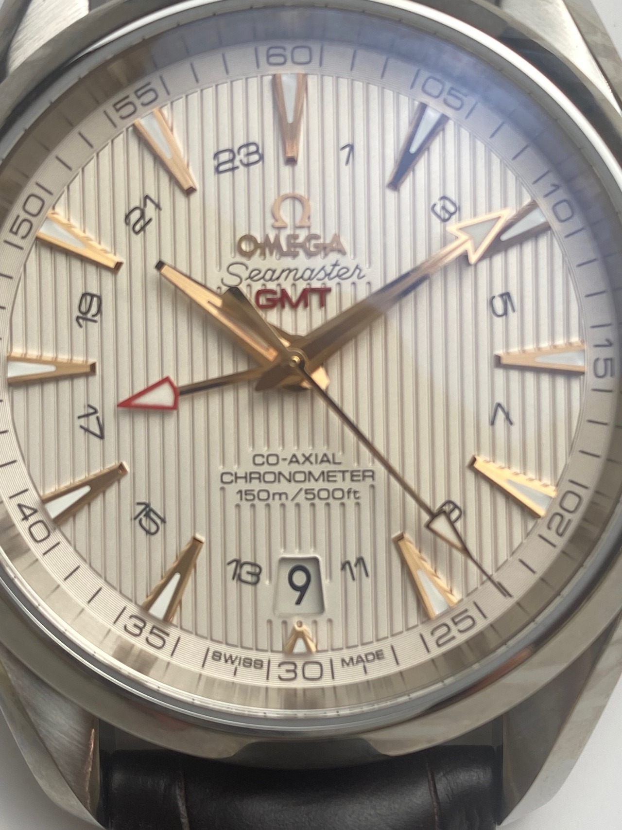 OMEGA オメガ メンズ 腕時計 シーマスターアクアテラ GMT 150M 43mm 231.13.43.22.02.004