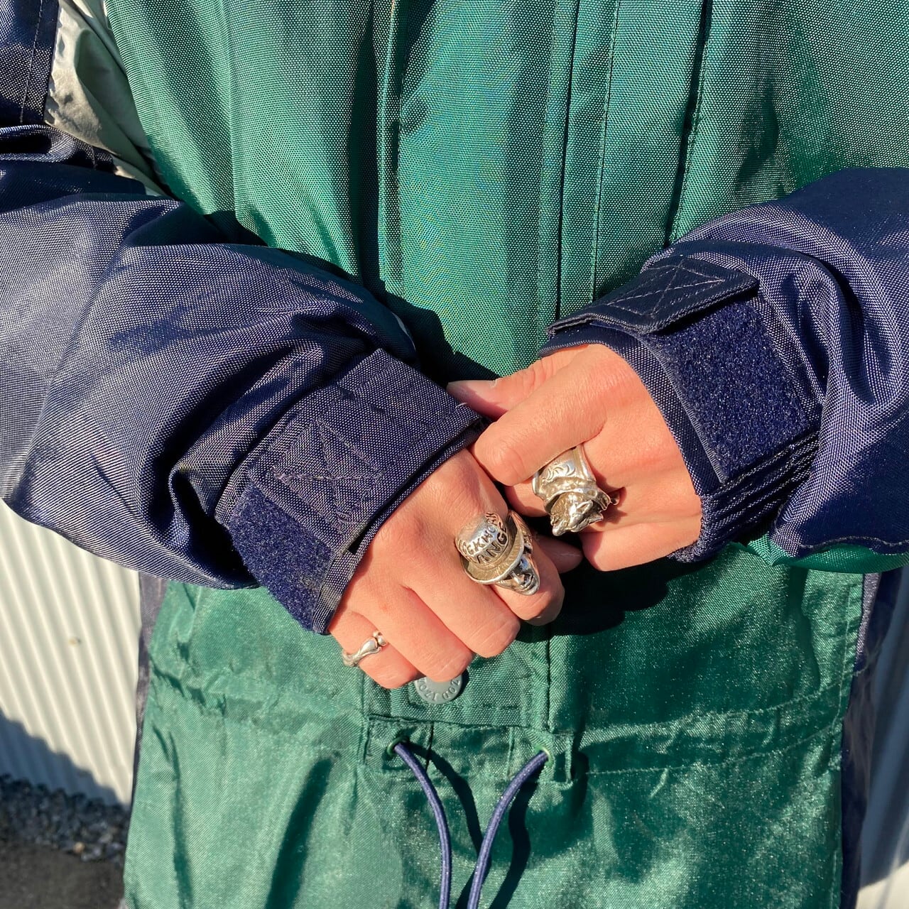 90年代〜 IZOD SPORT アイゾッド ビッグロゴ リフレクター ハーフ