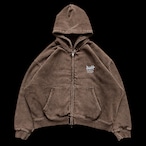 OG SMALL LOGO PIGMENT ZIP HOODIE