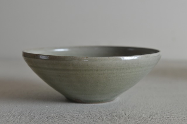 見野大介 樫灰釉 ６寸深鉢 1