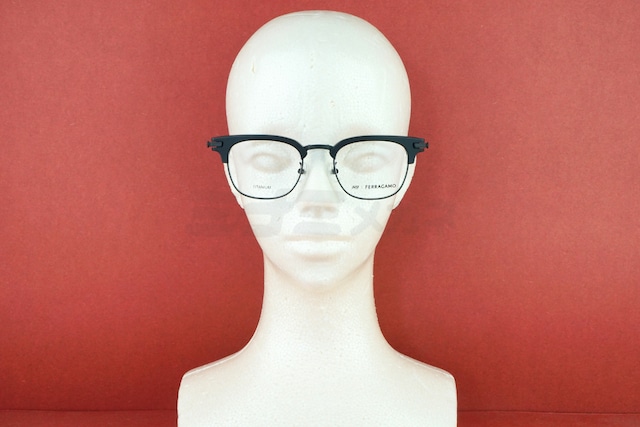 999.9×FERRAGAMO メガネ SF9022 002 サーモント ブロー ウエリントン コラボモデル アジアンフィット オシャレ ブランド フォーナインズ フェラガモ 鯖江 日本製 正規品-7枚目