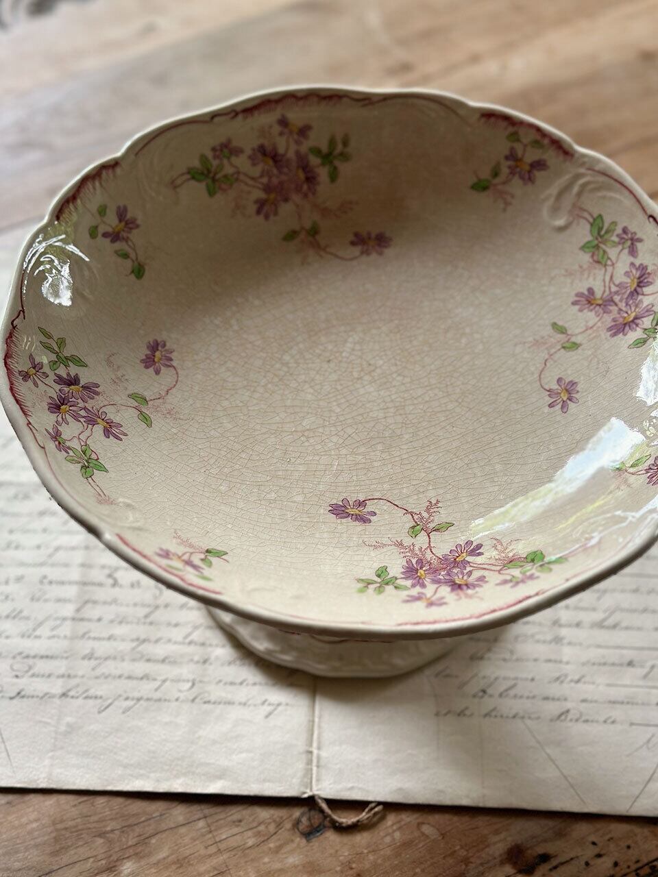小花柄 コンポティエ LONGCHAMP | Brocante de La Cocotte 小花柄 コンポティエ LONGCHAMP | Brocante de La Cocotte