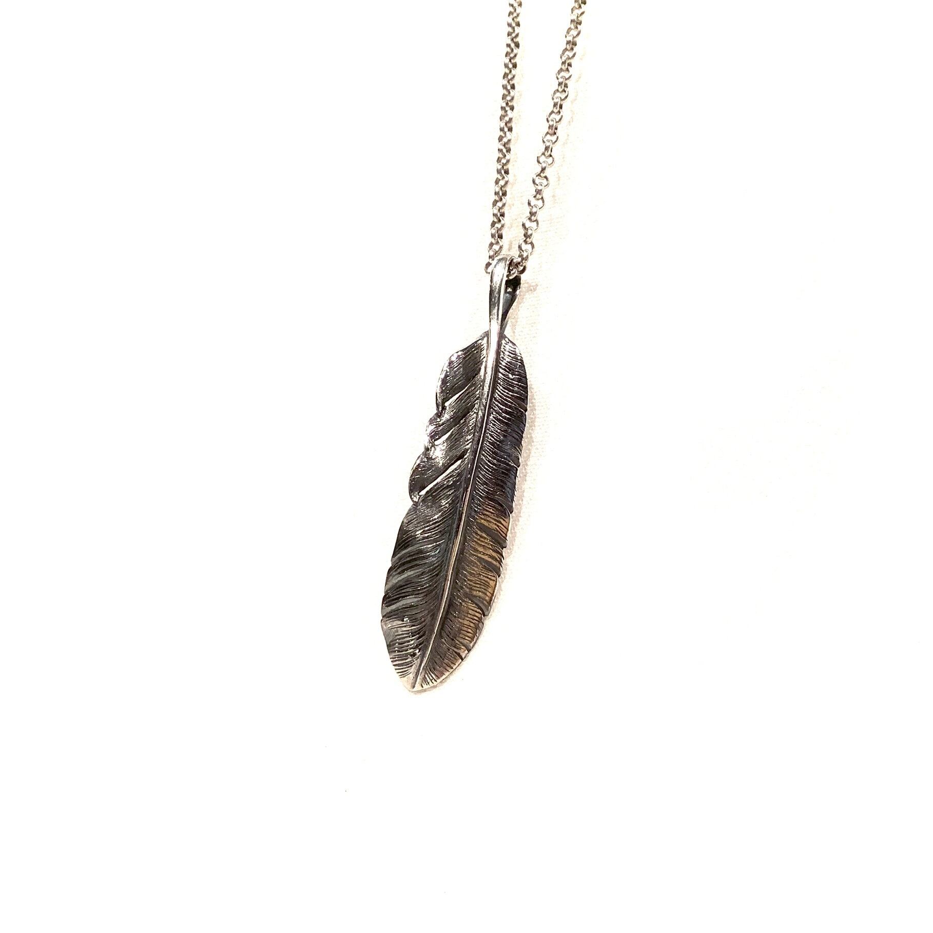 WHEEL WORKS ホイールワークス Feather Pendant L size right