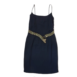 FERRETTI STUDIO (ALBERTA FERRETTI)  Bijou embroidery　 cami dress