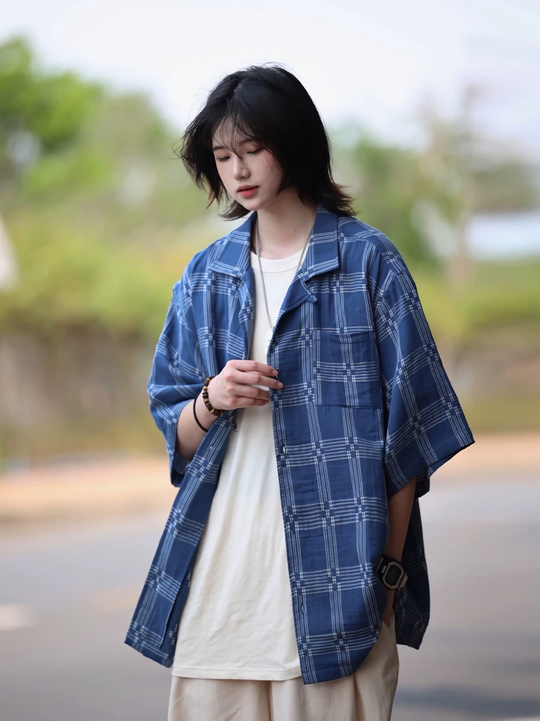 タータンチェックシャツ / Tartan Check Short Sleeve Shirt