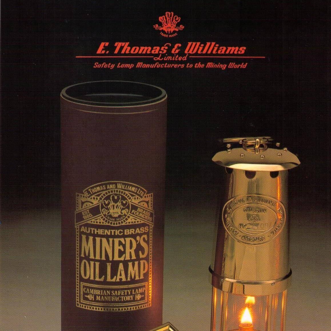 カンブリアンランタン　Miners lamp E.Thomas & Williams】 Miners Lamp カンブリアンランタン Stainless