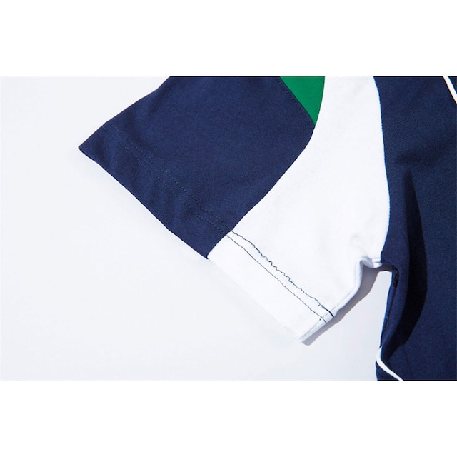 レーシングラインカラーブロックTシャツ 2col R02494