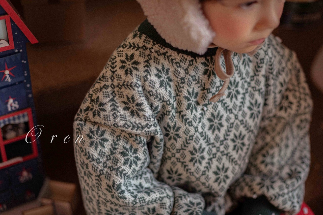 Oren X-mas［取寄］ snow flake mtm (muffler set)