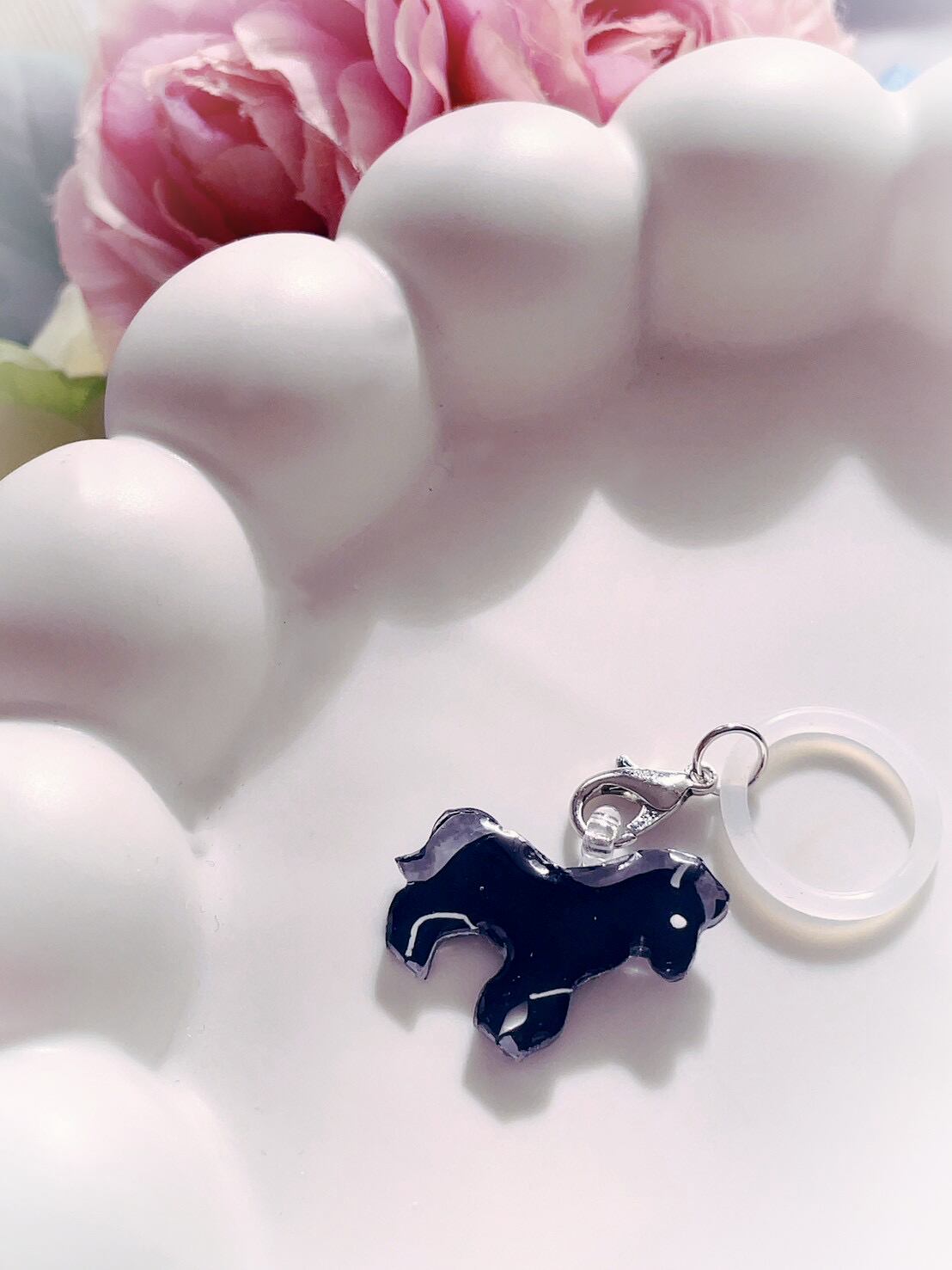 ウマのアンブレラマーカー(ブラック)