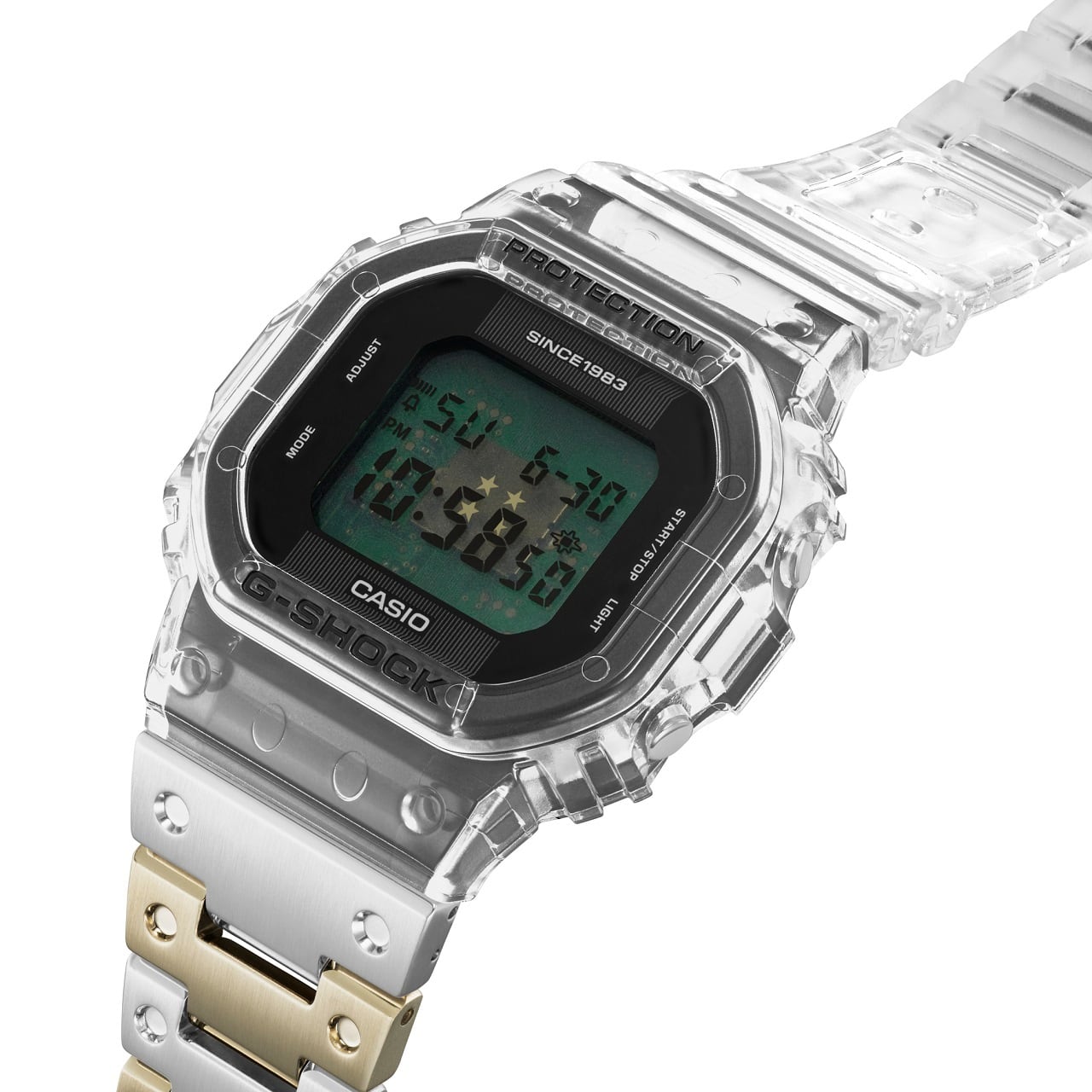 CASIO G-SHOCK DWE-5640RX-7JR G-SHOCK 40th Anniversary CLEAR REMIX ...