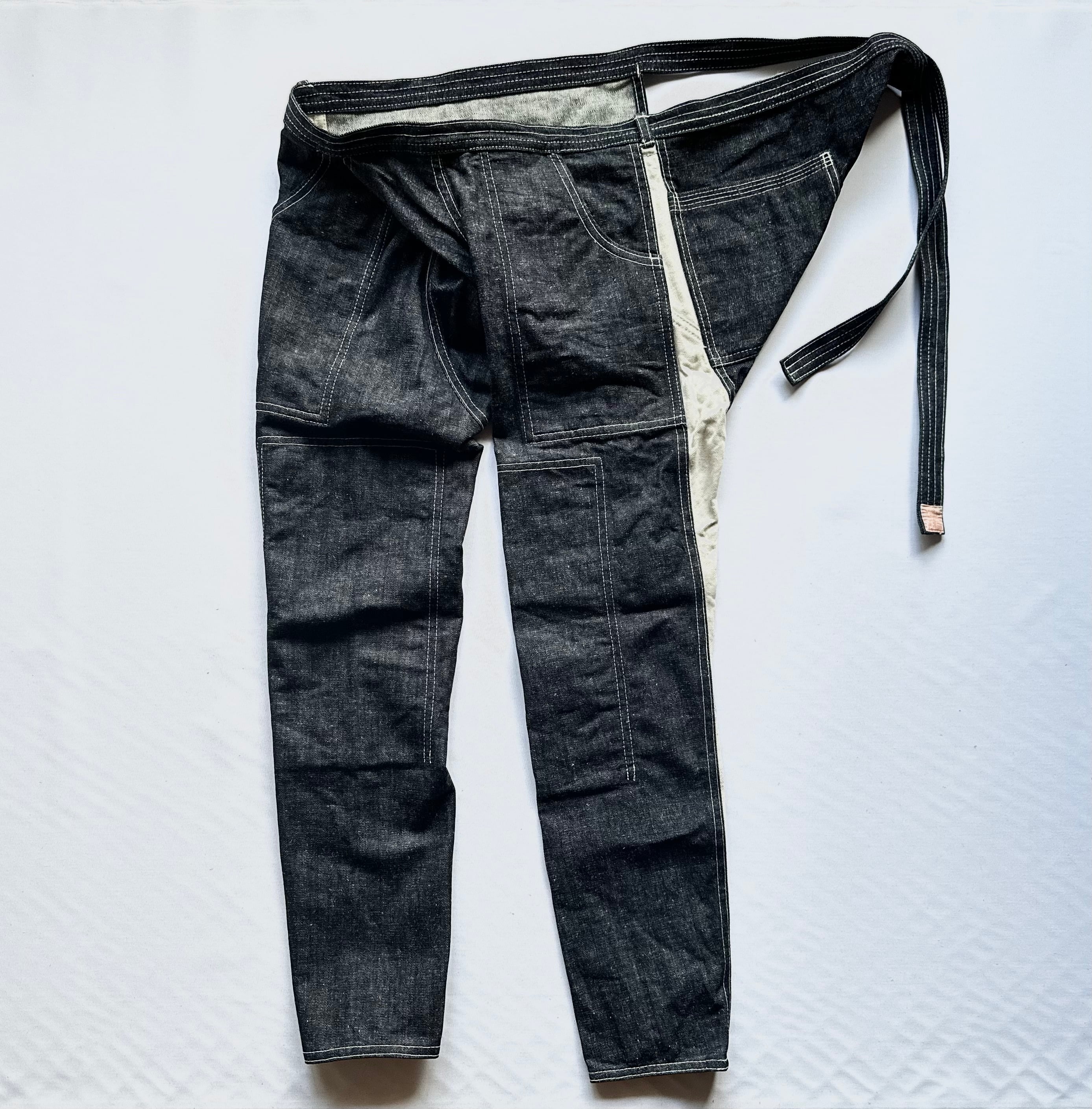 股引き MATABIKI コットンヘンプデニム ダブルニー インディゴ