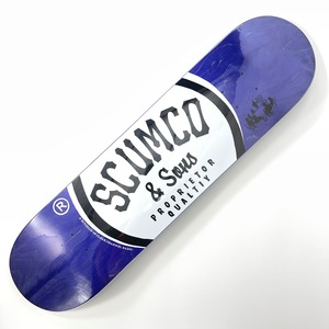 【7.875 スケートボード デッキ】Scumco & Sons スカムコ アンド サンズ Logoboard