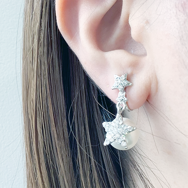 701856 JinkaNezu エレガントライン イヤリング／ピアス | JinkaNezu