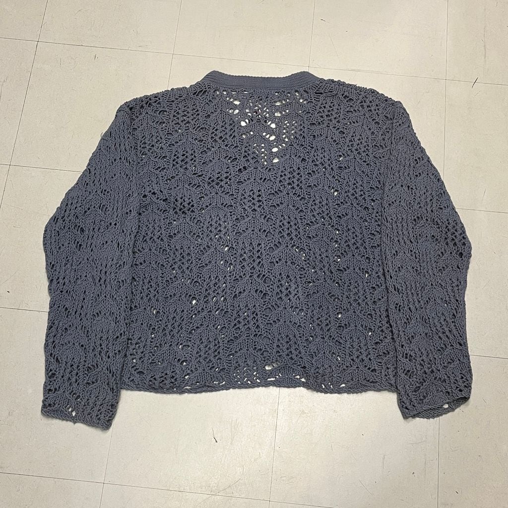 DAIRIKU ダイリク 21SS Flower Pattern Hand Knitting Cardigan