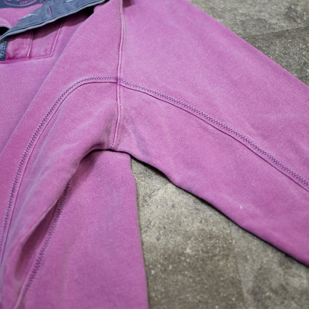 design half button sweat