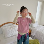 韓国子供服 / ninibello / Layered T-shirt Set / 長袖Ｔシャツ *XS~XXL*