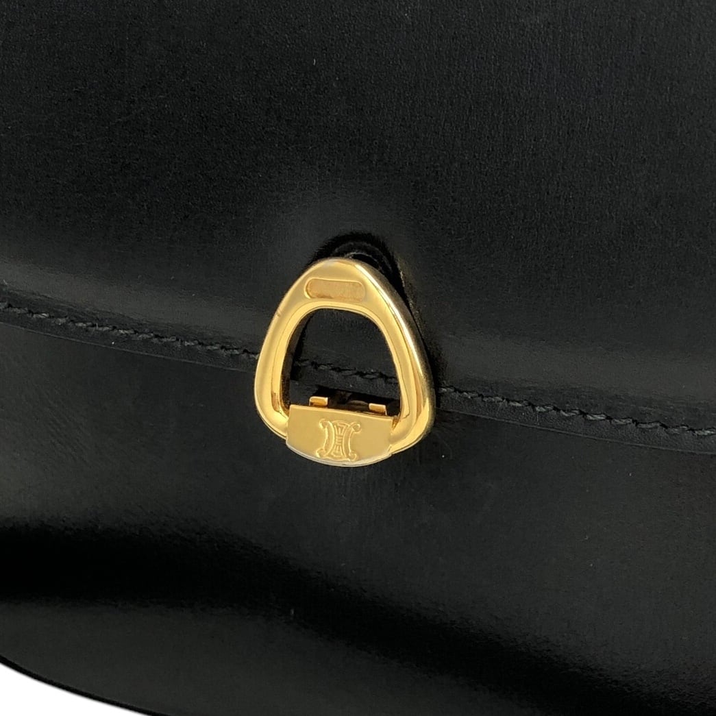 CELINE セリーヌ ショルダーバッグ ブラック ホースビット ミニバッグ