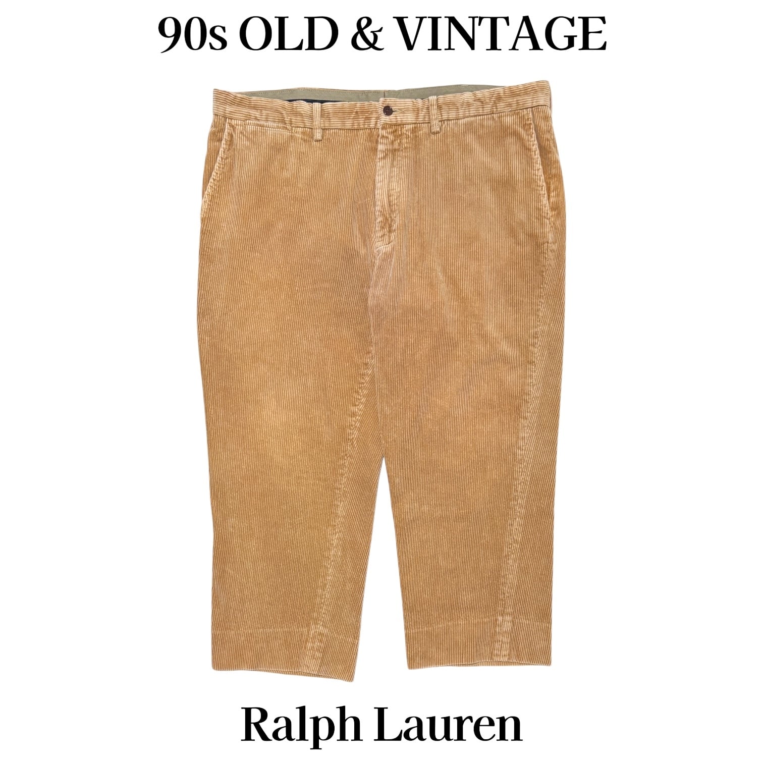 90s POLO RALPH LAUREN ポロチノ HAMMOND PANT ベージュ W42 | ens