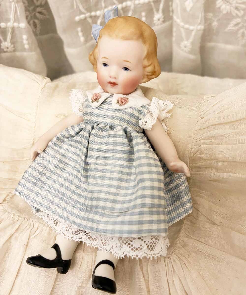 草苅尚代作品】わすれな草/オールビスクドール/14cm | Shall we doll