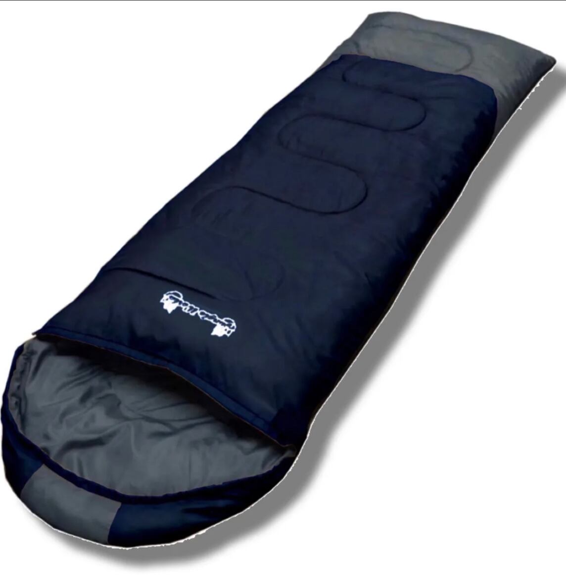 グランピング新品未使用 枕付き フルスペック 封筒型寝袋 -15℃ ネイビー シュラフ 3個