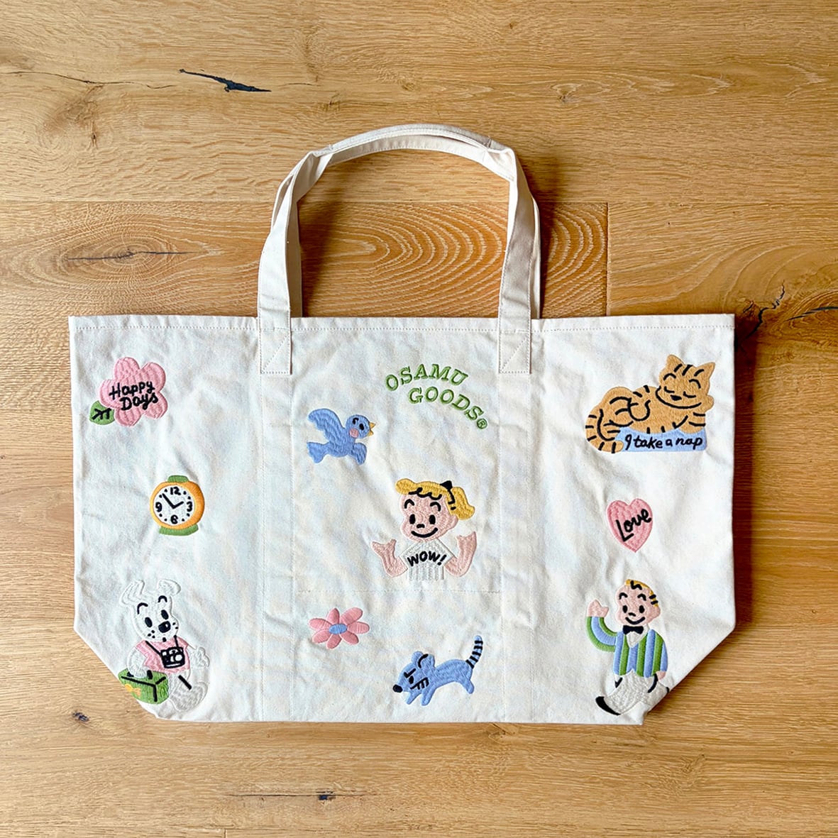 OSAMU GOODS market bag_happy days | millvalley