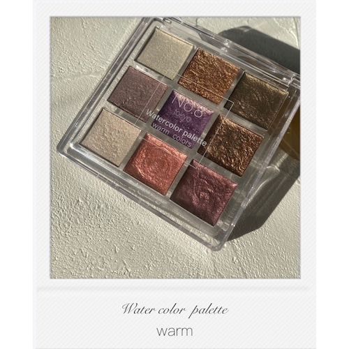【クリアランス】ウォーターカラーパレット〈warm〉