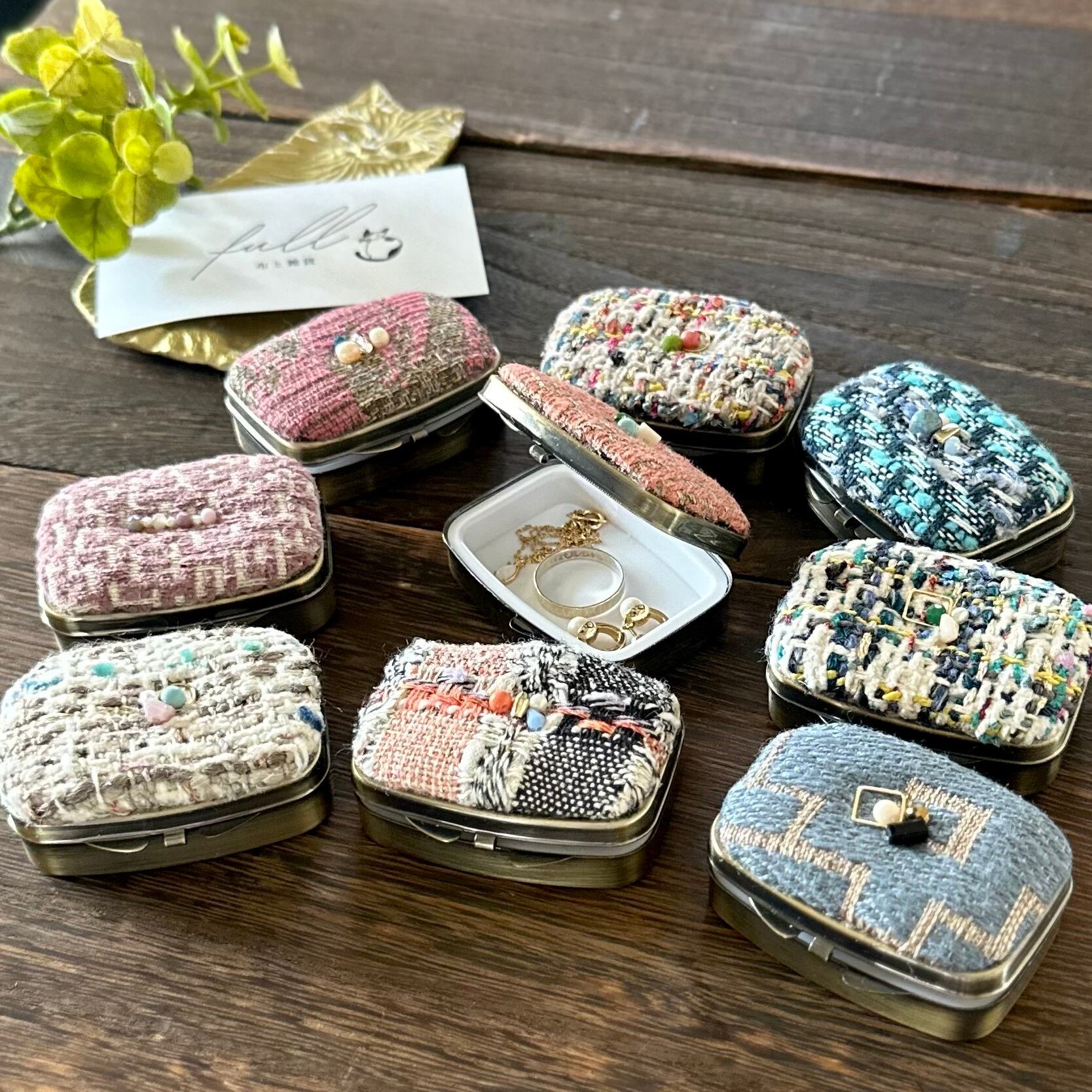 ヨーロッパファブリックの小物入れ マルチケース アクセサリー ヨーロッパファブリックの小物入れ マルチケース アクセサリー