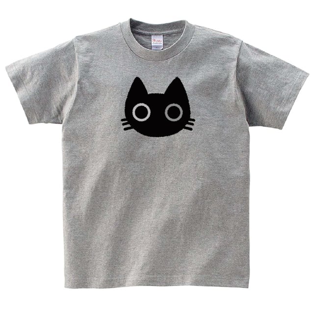 黒猫 Tシャツ メンズ レディース 半袖 かわいい シンプル ゆったり