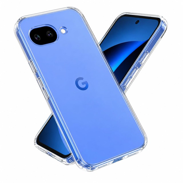 対応 Google Pixel 10aケース 3倍耐衝撃 米軍MIL規格 防指紋 黄変防止加工 PC背面 + TPUバンパー 耐衝撃・高耐久性【クリア】