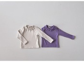 ルプティモ / le petit mo / オブスリブフリルTシャツ / 韓国子供服 / キッズ / 26winter〖取寄〗*XS~XL*