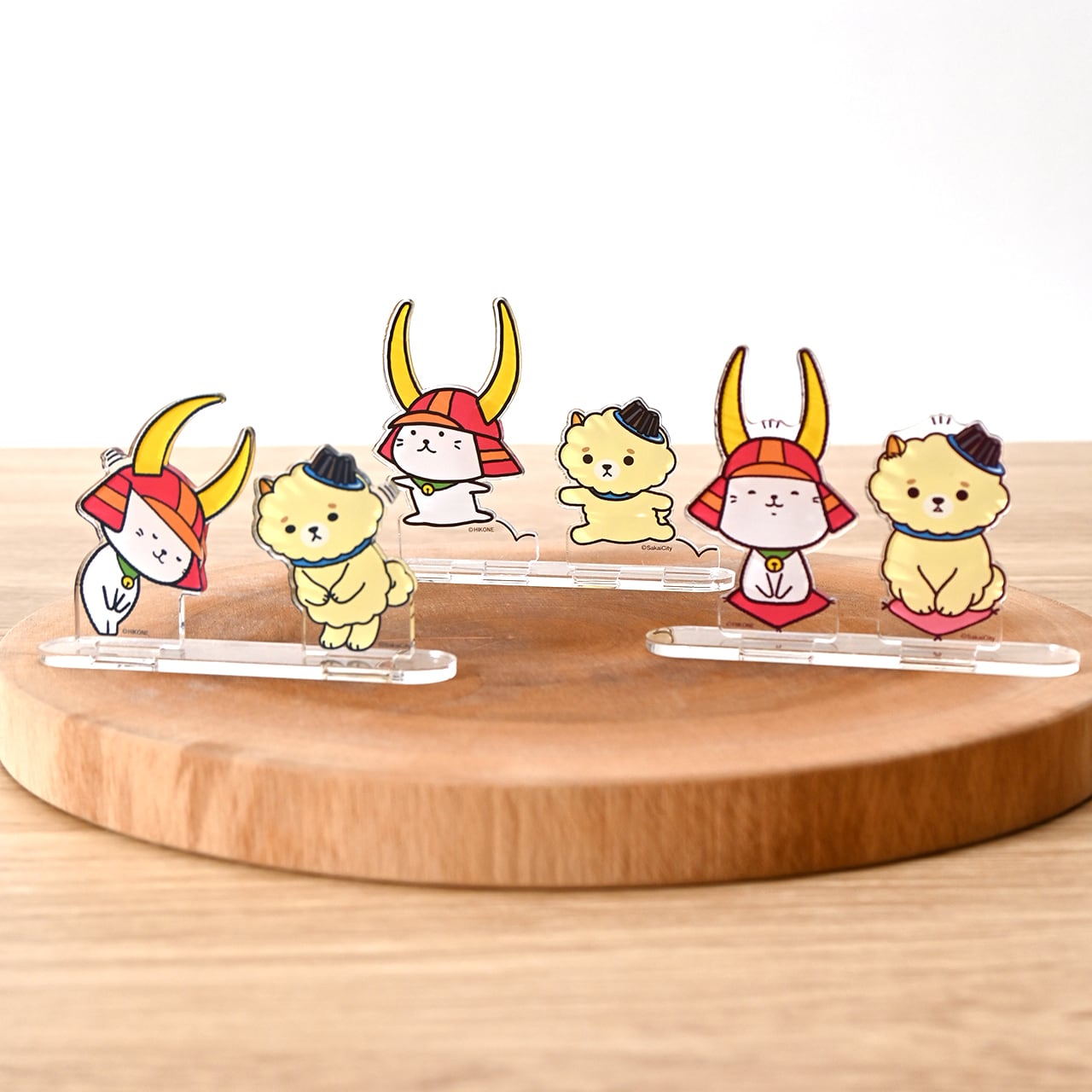 ひこにゃん×坂井ほや丸 アクリルスタンド Ojigi | ほやコレ