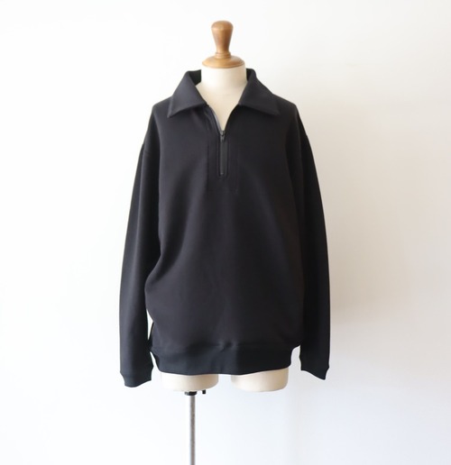 LAMOND " HALF ZIP SWEAT ( BLACK )"
