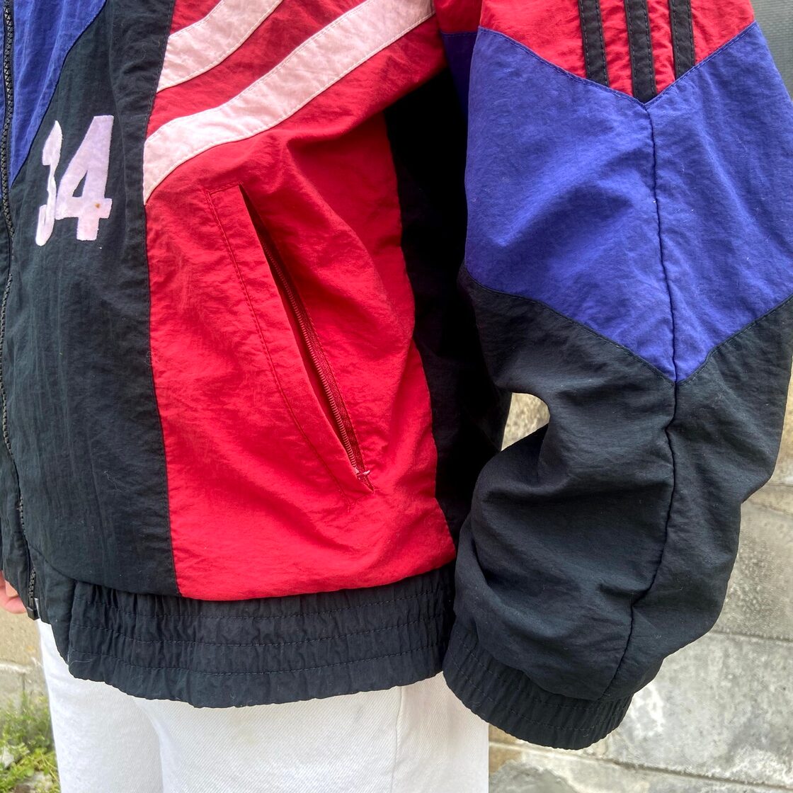グッドカラー 80〜90年代 adidas アディダス バックロゴ フロッキー 