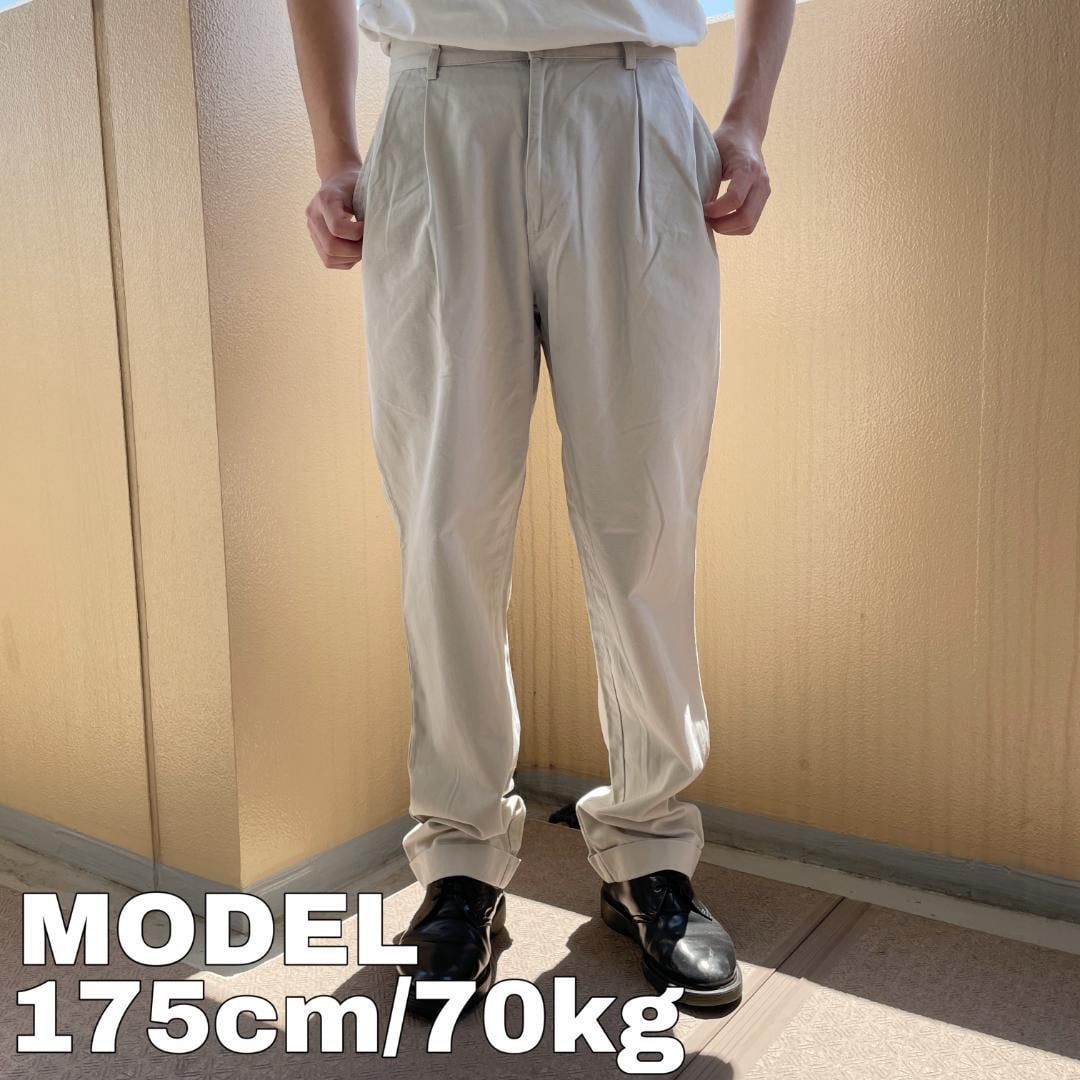 ポロチノ CLASSIC FIT PLEATED W31 L30