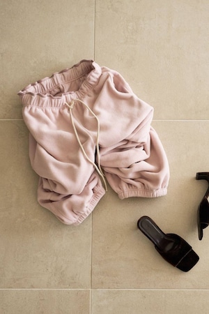 ànuke　Fleece Rough Pants　フリースパンツ　Pink