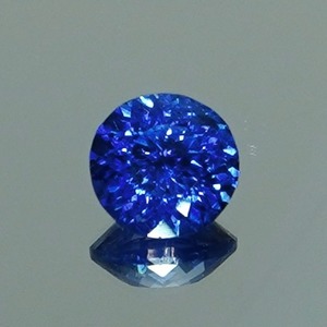 【Bright Brilliant Cut™️ “129 Facets” 】静寂を染め上げる、蒼の深淵 0.24ct 天然ブルーサファイア