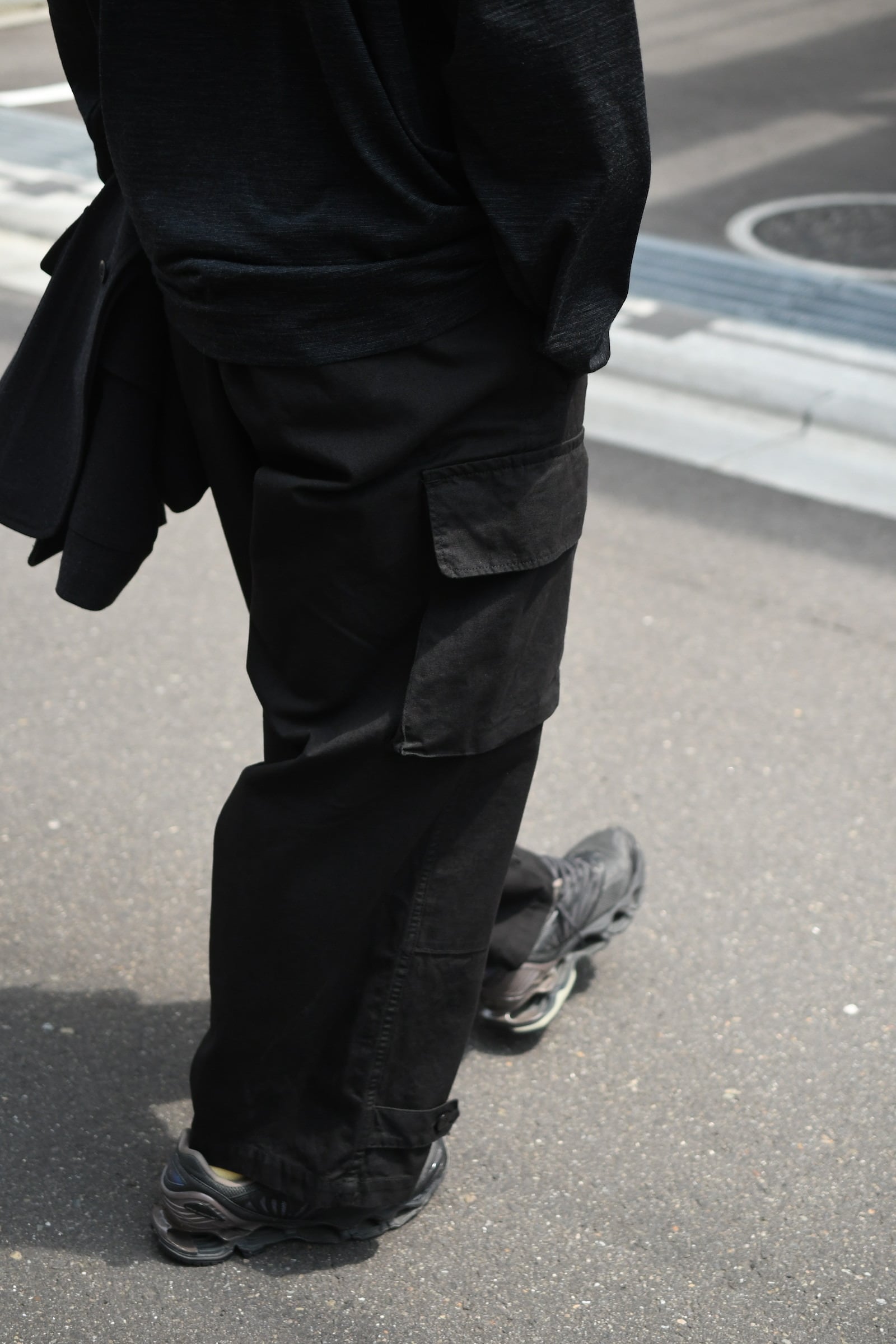 OUTIL / PANTALON BLESLE (Black) | nariwai
